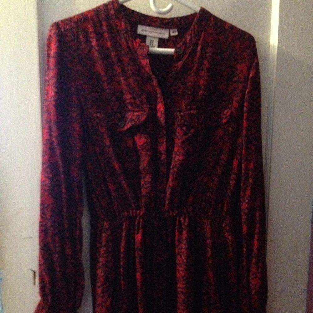 H&M Floral Long Sleeve Dress